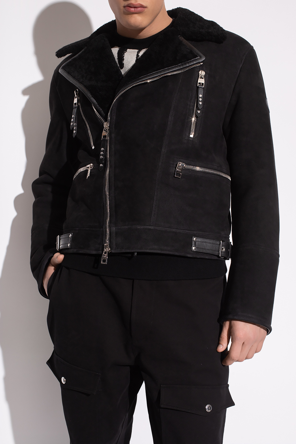 Alexander sales mcqueen shearling